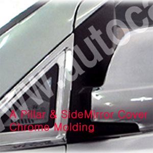 [ Hyundai H1(Grand Starex) auto parts ] A Pillar & Side Mirror Cover Chrome Molding Made in Korea